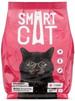 Сухой корм Smart cat для кошек Ягненок. 1,4 кг. Эконом. Россия