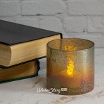 Стеклянный подсвечник Этторе 8 см (Kaemingk)