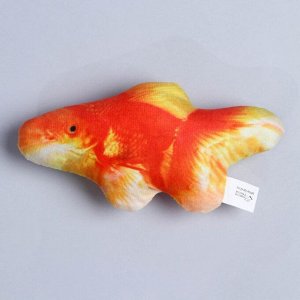 Игрушка для кошек с мятой «Золотая рыба», 15,3 х 7,5 см