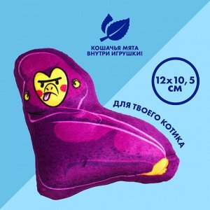 Игрушка для кошек с мятой «?Обезьяна»,  12 х 10,5 см