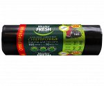 Master FRESH пакеты для мусора XXXL суперпрочные 160л, 10шт (ЧЕРНЫЕ) 28мкм усиленное дно