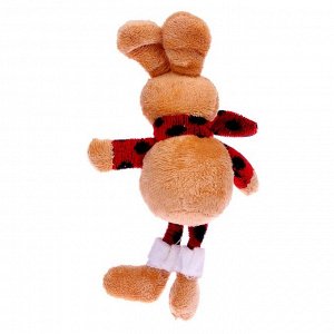 Мягкая игрушка «Кролик», шарф в горох, цвета МИКС