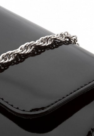 Клатч МИРАНДА DARK кожа лак черный