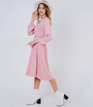 Платье #КТ7638, розовый