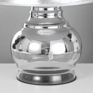 Настольная лампа "Астори" Е27 40Вт серебро 31х31х50 см RISALUX
