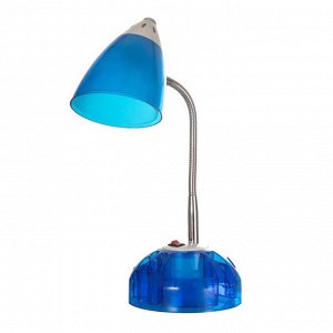 Настольная лампа "Ави" E27 15Вт синий 16х16х49 см RISALUX
