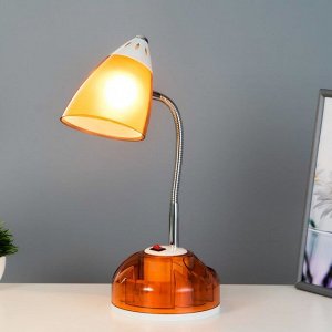 Настольная лампа "Ави" E27 15Вт оранжевый 16х16х49 см