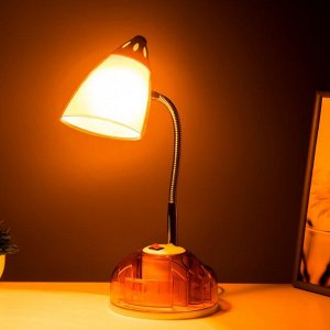 Настольная лампа "Ави" E27 15Вт оранжевый 16х16х49 см RISALUX