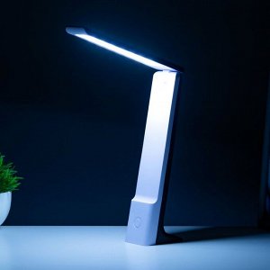 Настольная лампа "Артес" LED 4Вт USB черно-белый 4,8х18,5х23 см