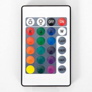 Настольная лампа с ПДУ «Джус» LED 16 цветов RGB USB 8.5x8.5x25 см RISALUX