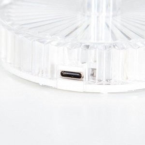 Настольная лампа с ПДУ "Джус" LED 16 цветов RGB USB 8,5x8,5x25 см RISALUX