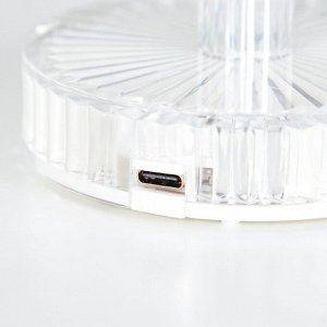 Настольная лампа с ПДУ "Оланди" LED 16 цветов RGB сенсорная USB 8,5x8,5x25 см RISALUX