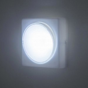 Ночник "Квадро" LED от батареек 4ХАА белый 2Х9Х9 см