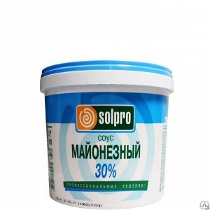 Соус майонезный SolPro 10кг легкий 30% ведро.