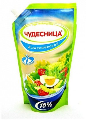 Майонез Чудесница Провансаль 700мл классический 50,5% дой-пак 1х12