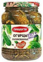 Огурцы Пиканта 680 г маринованные ГОСТ 1х6