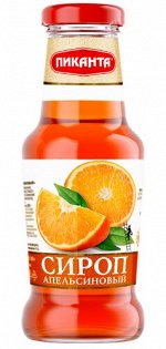 Сироп Пиканта 300 г апельсиновый 1х6