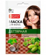 ФК Народные рецепты Маска д/волос Дегтярная д/ускор.роста