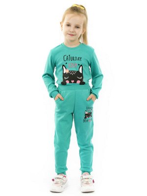 Baby Style Спортивный костюм (футболка с длинными рукавами и брюки) для девочек МД 076-28