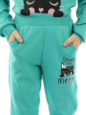 Baby Style Спортивный костюм (футболка с длинными рукавами и брюки) для девочек МД 076-28