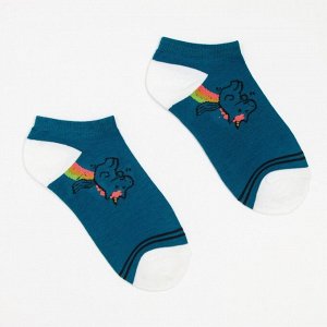 Носки женские «Единорог», цвет микс, размер 36-40