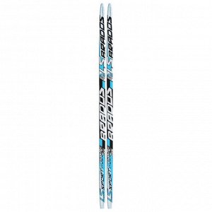 Лыжи пластиковые «БРЕНД ЦСТ», 150 см, без креплений, без насечек, цвета микс