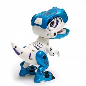 Робот «Динобот», реагирует на прикосновение, световые и звуковые эффекты, цвет белый