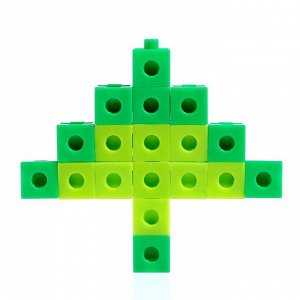 Развивающий конструктор «Кубики», 100 деталей