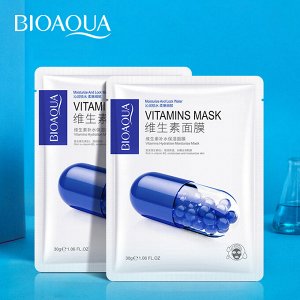 BioAqua Маска для лица с витамином В3 и центеллой 30 гр
