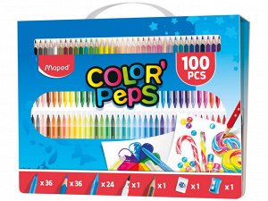 Maped. Набор для цветного рисования "Color'Peps Kit 100" 100 предметов арт.907003
