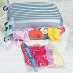 Вакуумный пакет для хранения вещей. 80-130см