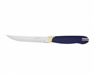 Нож для мяса, 12,5 см, нерж. сталь, синий, MULTICOLOR