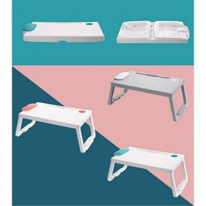Портативный стол для ноутбука/Складной столик для учебы, с подставкой для ручек, для кровати и дивана