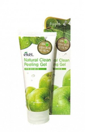 Ekel Пилинг-гель с экстрактом яблока Peeling Gel Apple Natural Clean, 180 мл