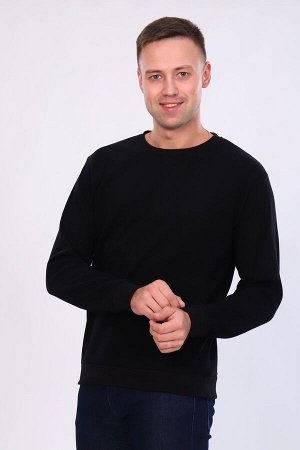 Джемпер Варианты расцветки: черный, синий
Ткань: селаник, Состав: 100% Хлопок
Мужской трикотажный однотонный джемпер с круглым вырезом без воротника и горловины идеально подойдет для любителей стиля b