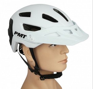 Велосипедные шлемы PMT K25 (L (58-61 см), Белый-Оранжевый)