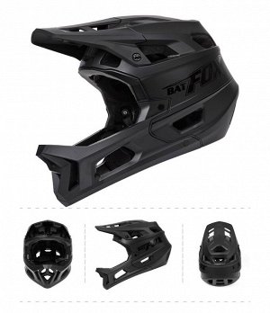 Велосипедный шлем BATFOX LA015-108 (M, Черный)