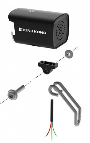 Велосипедный фонарь для электро транспорта King Kong  BN001-X5-D