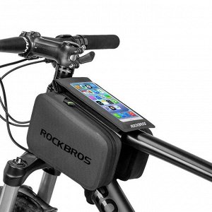 Велосипедная сумка с чехлом для телефона ROCKBROS AS-006BK