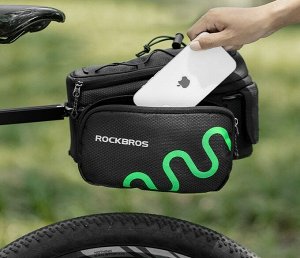 Велосипедная сумка с багажником Rockbros 30140015001. 6-8Л