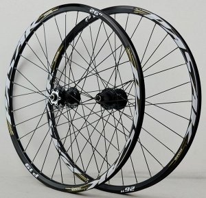 Комплект велосипедных колес PASAK HB08/P19. 27.5. Черный/Коричневый