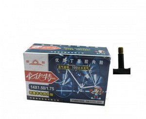 Велосипедная камера CHAOYANG 14.х1.5/1.75 A/V авто. ниппель