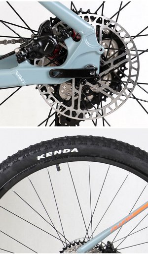 Горный велосипед ALVAS STROM M5100. 27.5 колеса. Синий-Серый (27.5, 15.5)