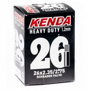 Велокамера Kenda 26x2.35-2.75, Extreme, a/v, толщина стенки 1.2 мм