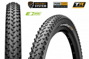 Покрышка велосипедная Continental Cross King 27.5x2.3 ShieldWall foldable 3/180Tpi 780гр.