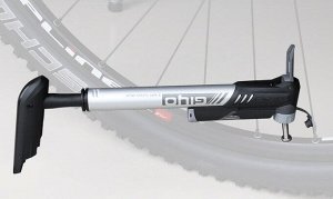 Насос GIYO GP41S, с манометром, 120psi (6атм), универсальный 2-х сторонний. внутренний вентиль