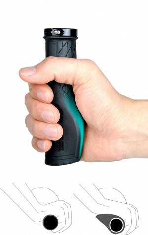 Грипсы Easydo ED-1010-C с опорой под ладонь