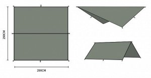 Туристический тент KONOO TM001. 290*290CM