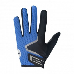 Велосипедные перчатки (Длинные пальцы) ROCKBROS SZ-S228-1. Синий