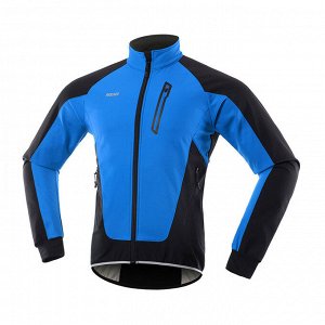 Зимняя Велосипедная куртка ARSUXEO 20B. Синий